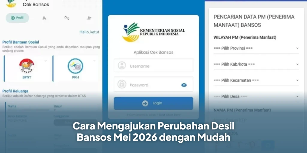 Cara Mengajukan Perubahan Desil Bansos Mei 2026 dengan Mudah