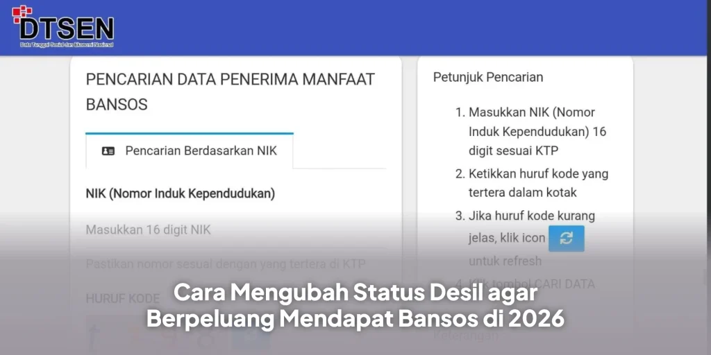 Cara Mengubah Status Desil agar Berpeluang Mendapat Bansos di 2026
