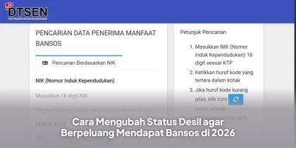 Cara Mengubah Status Desil agar Berpeluang Mendapat Bansos di 2026