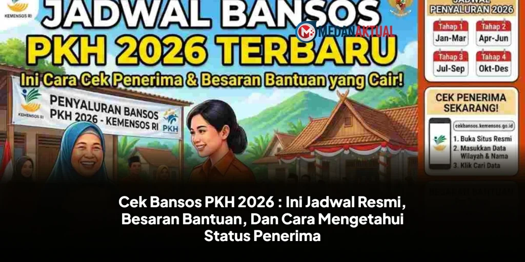 Cek Bansos PKH 2026 : Ini Jadwal Resmi, Besaran Bantuan, Dan Cara Mengetahui Status Penerima