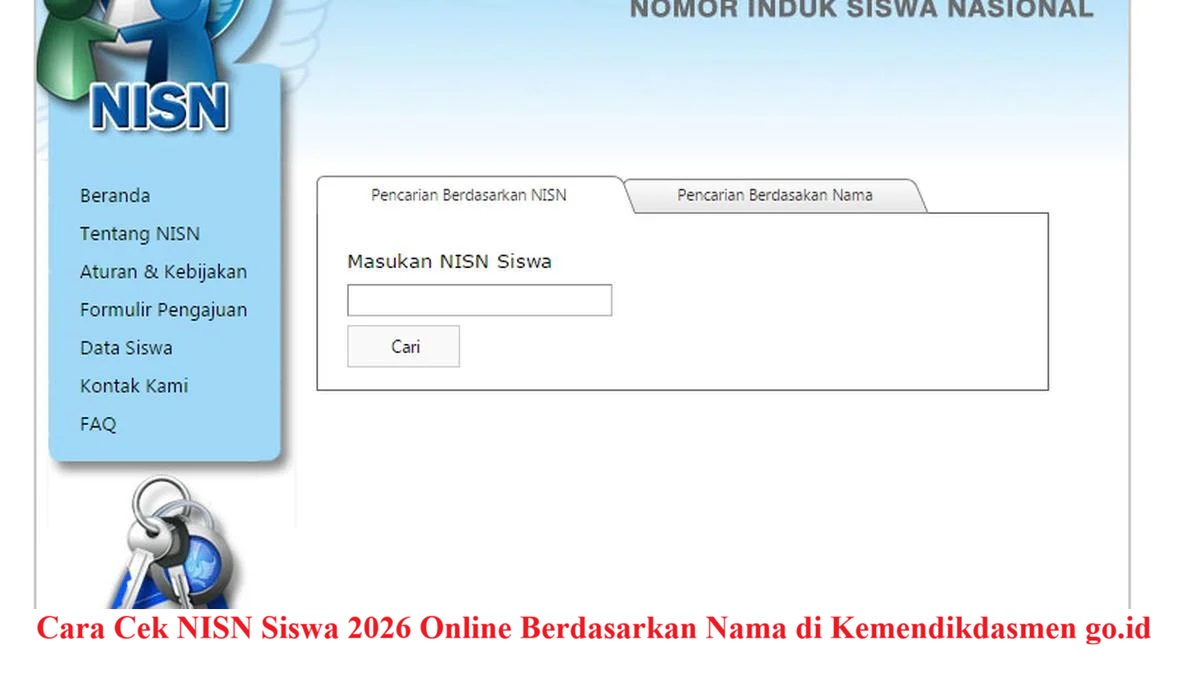Cara Cek NISN Siswa 2026 Online Berdasarkan Nama di Kemendikdasmen go.id