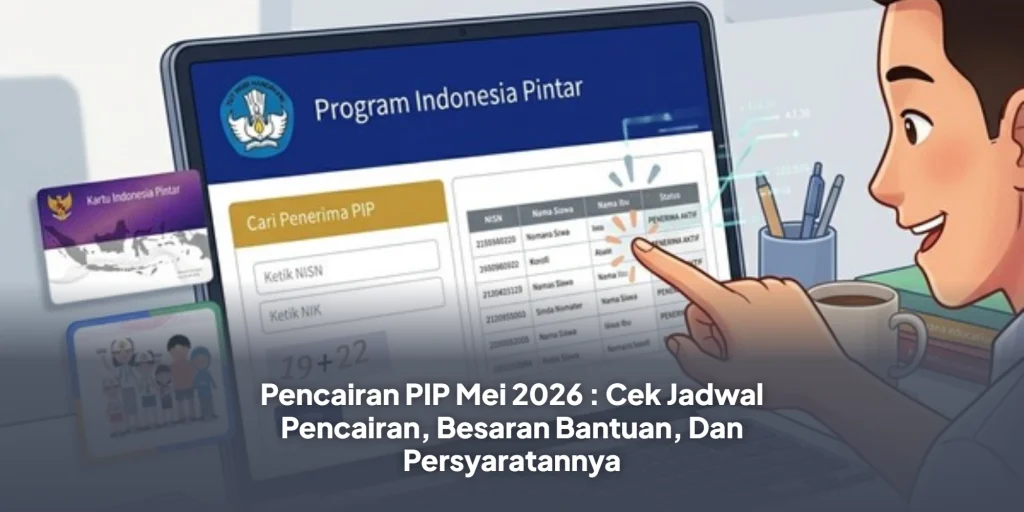 Pencairan PIP Mei 2026 : Cek Jadwal Pencairan, Besaran Bantuan, Dan Persyaratannya