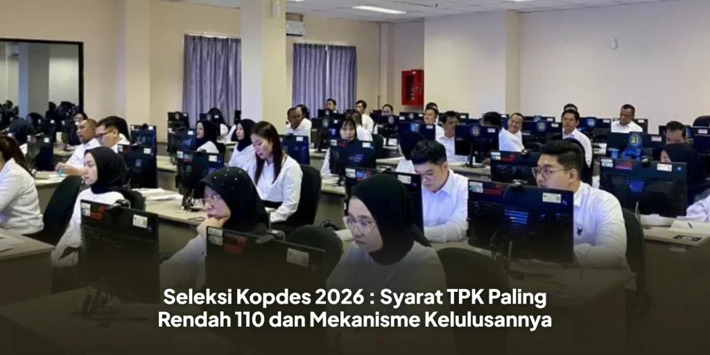 Seleksi Kopdes 2026 : Syarat TPK Paling Rendah 110 dan Mekanisme Kelulusannya