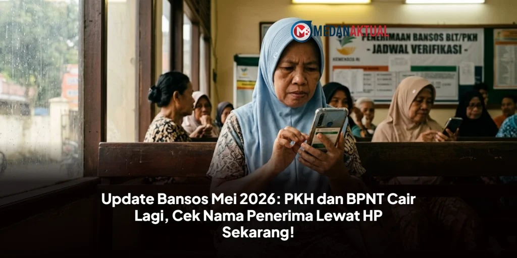 Update Bansos Mei 2026: PKH dan BPNT Cair Lagi, Cek Nama Penerima Lewat HP Sekarang!