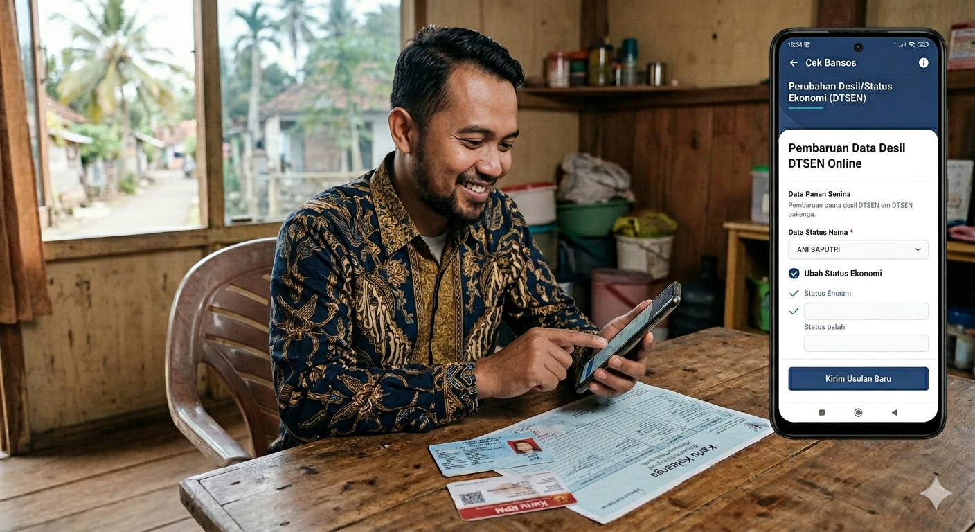 Cara Mengetahui Desil Bansos 2026 Lewat HP