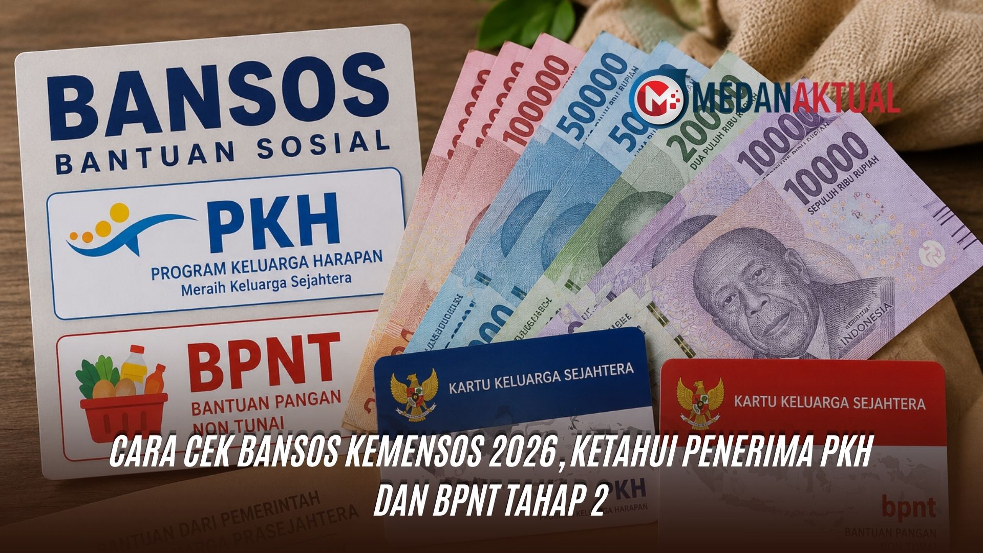 Cara Cek Bansos Kemensos 2026, Ketahui Penerima PKH dan BPNT Tahap 2