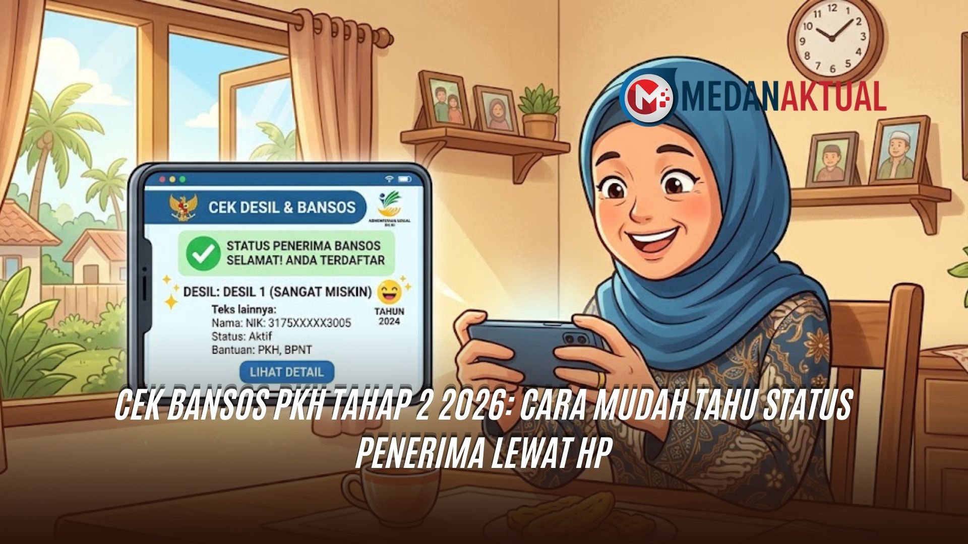 Cek Bansos PKH Tahap 2 2026: Cara Mudah Tahu Status Penerima Lewat HP
