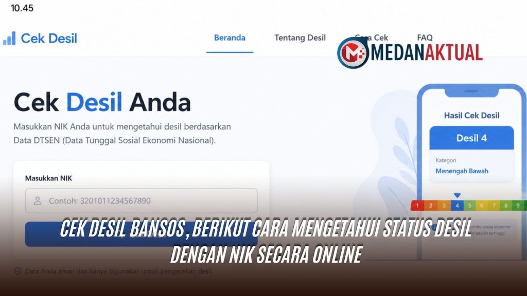 Cek Desil Bansos, Berikut Cara Mengetahui Status Desil dengan NIK Secara Online