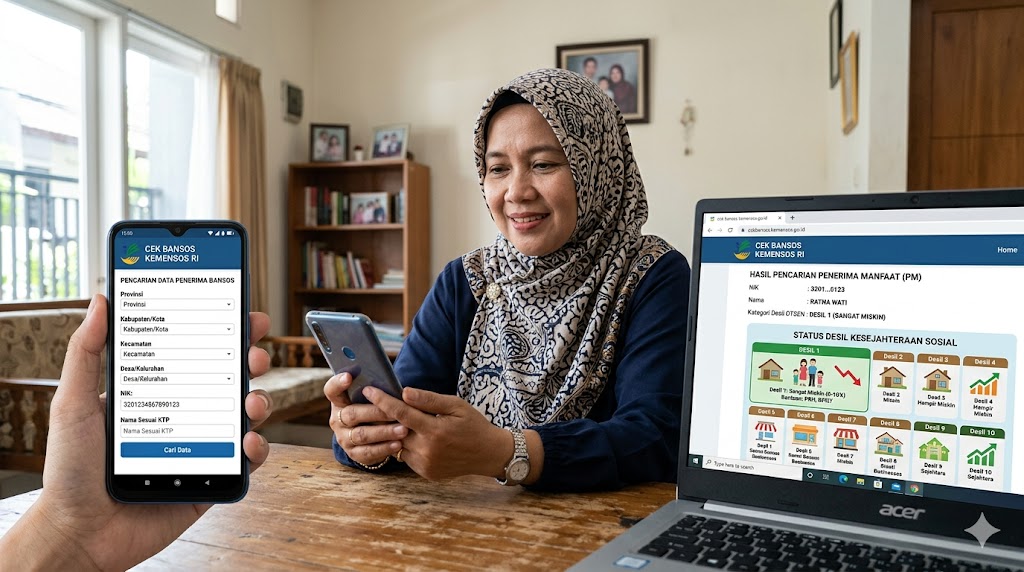 Cara Cek Desil Penerima Bansos 2026 Secara Online
