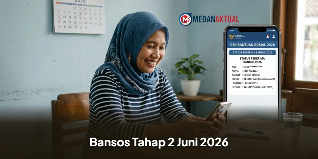 Bansos PKH dan BPNT Juni 2026 Disalurkan, Begini Cara Cek Status Penerima Secara Online