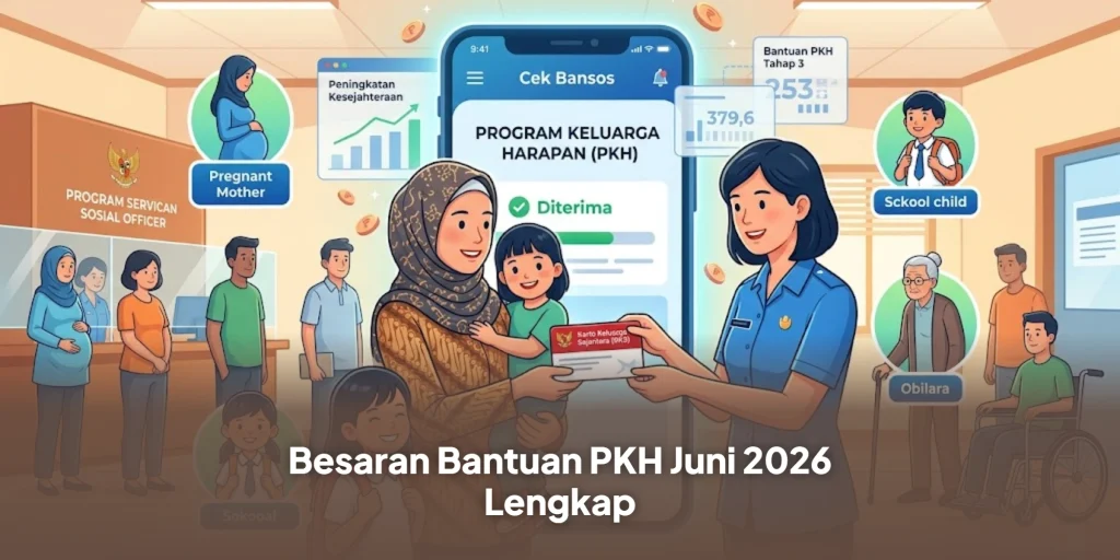 Besaran Bantuan PKH Juni 2026 Lengkap