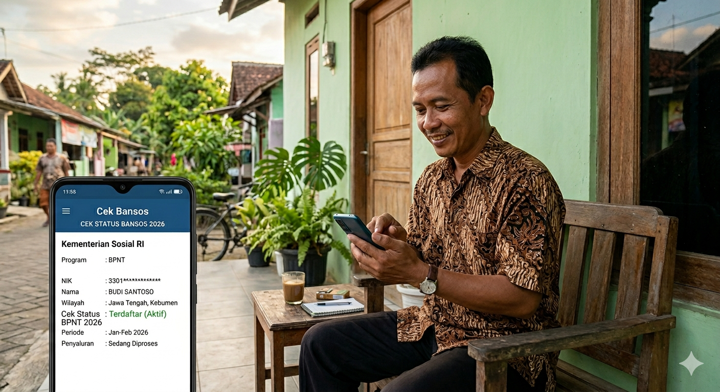Bansos BPNT: Cara Cek BPNT Juni 2026 Pakai NIK KTP