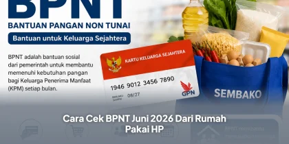 Cara Cek BPNT Juni 2026 Dari Rumah Pakai HP