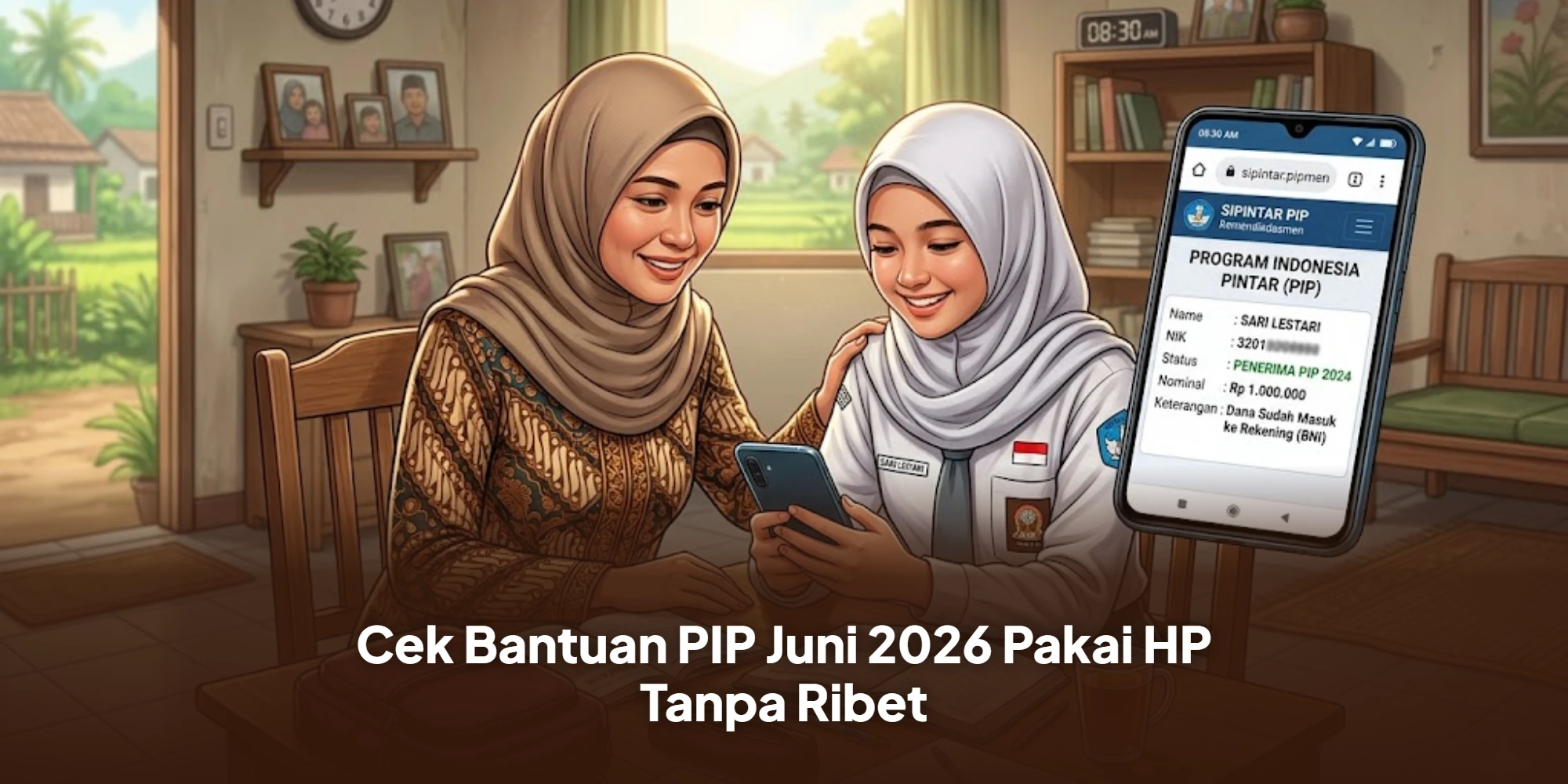Cek Bantuan PIP Juni 2026 Pakai HP Tanpa Ribet