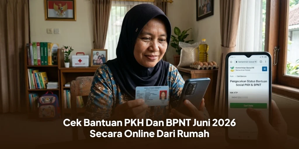 Cek Bantuan PKH Dan BPNT Juni 2026 Secara Online Dari Rumah