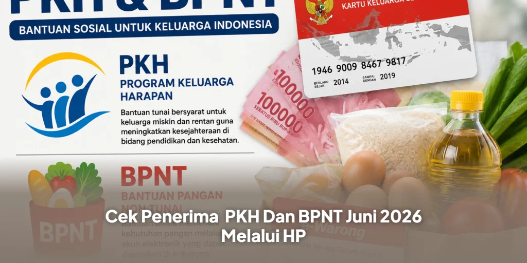 Cek Penerima PKH Dan BPNT Juni 2026 Melalui HP