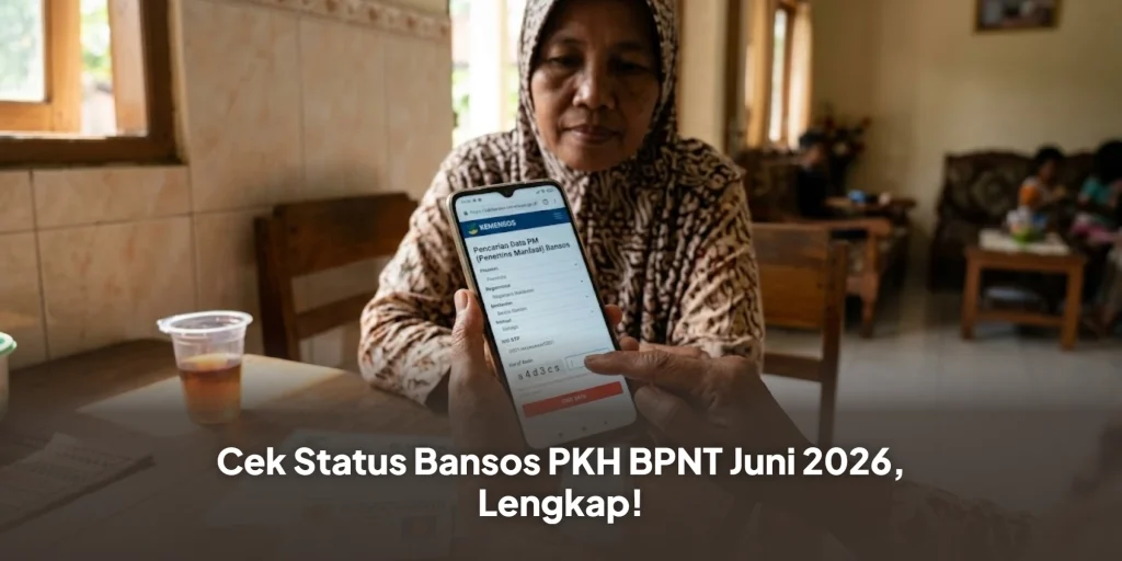 Cek Status Bansos PKH BPNT Juni 2026, Lengkap!