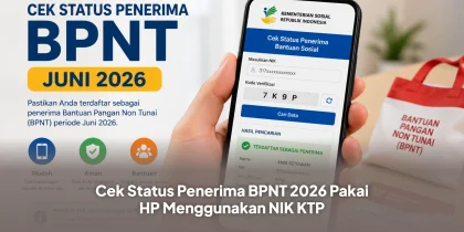 Cek Status Penerima BPNT 2026 Pakai HP Menggunakan NIK KTP