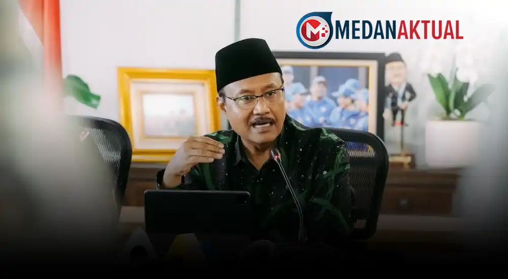 Menteri Sosial Saifullah Yusuf atau yang akrab disapa Gus Ipul