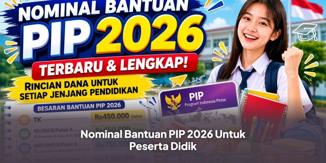 Nominal Bantuan PIP 2026 Untuk Peserta Didik