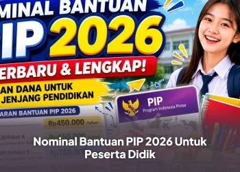 Nominal Bantuan PIP 2026 Untuk Peserta Didik
