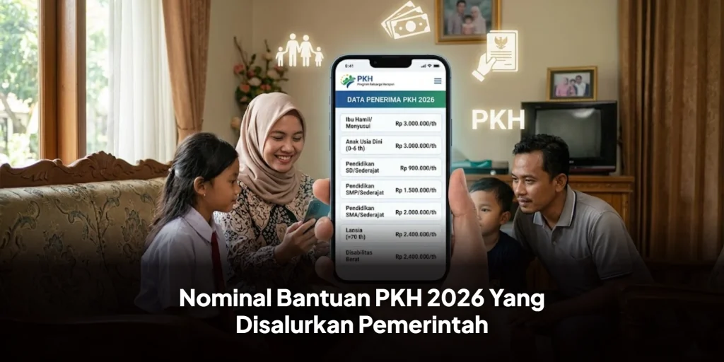 Nominal Bantuan PKH 2026 Yang Disalurkan Pemerintah